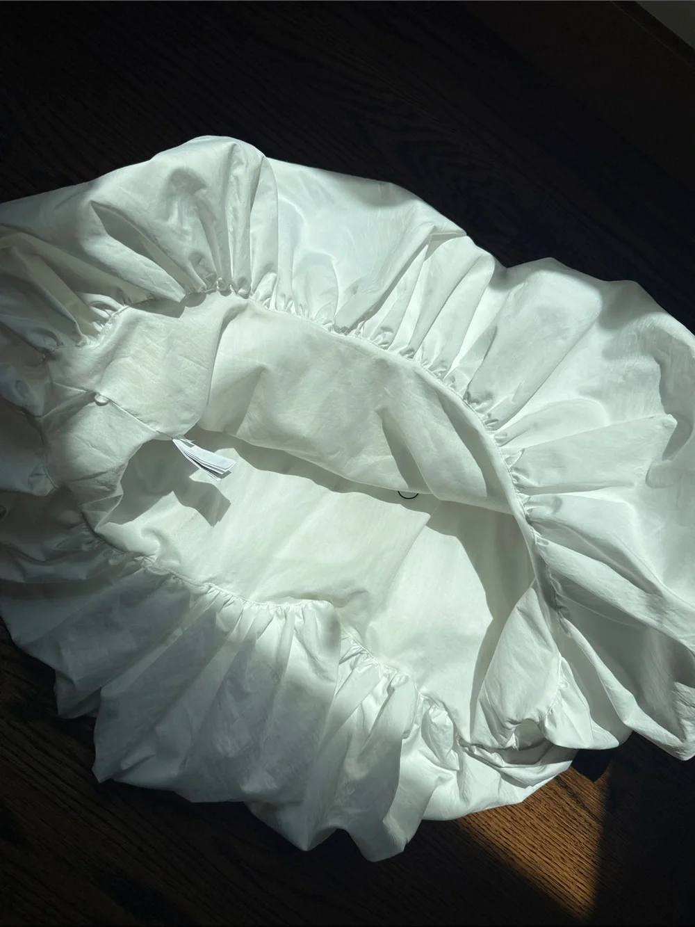 Zara Collection‎ White Balloon Mini Skirt